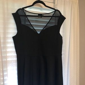 ASOS curve black dress